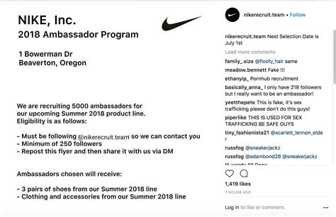 nike recruiters fake - Fake Nike Job Scam Goes Viral .